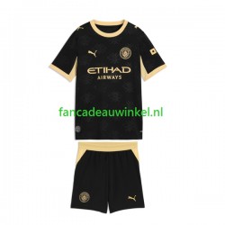 Manchester City Wedstrijdshirt met Korting Uit Kind 2026-27 Korte Mouw