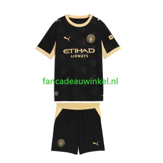 Manchester City Wedstrijdshirt met Korting Uit Kind 2026-27 Korte Mouw