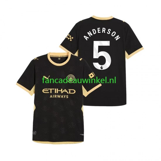 Manchester City Wedstrijdshirt met Korting Elliot Anderson 5 Uit Heren 2026-27 Korte Mouw