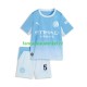 Manchester City Wedstrijdshirt met Korting Elliot Anderson 5 Thuis Kind 2026-27 Korte Mouw