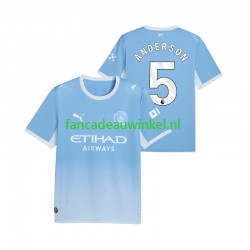 Manchester City Wedstrijdshirt met Korting Elliot Anderson 5 Thuis Heren 2026-27 Korte Mouw