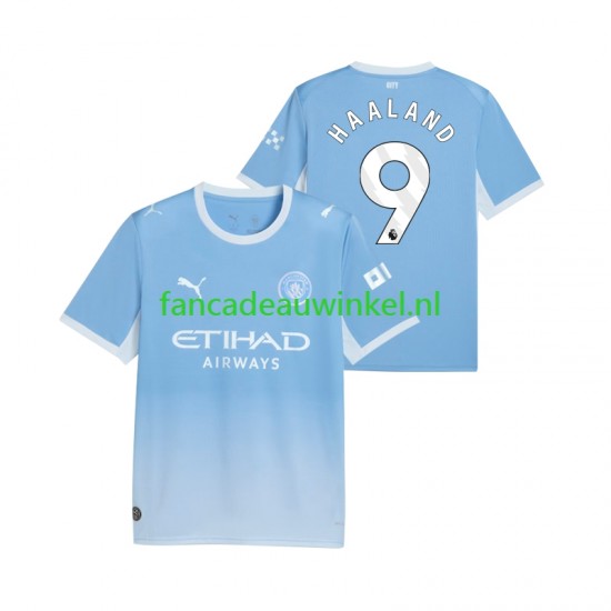 Manchester City Wedstrijdshirt met Korting Erling Haaland 9 Thuis Heren 2026-27 Korte Mouw