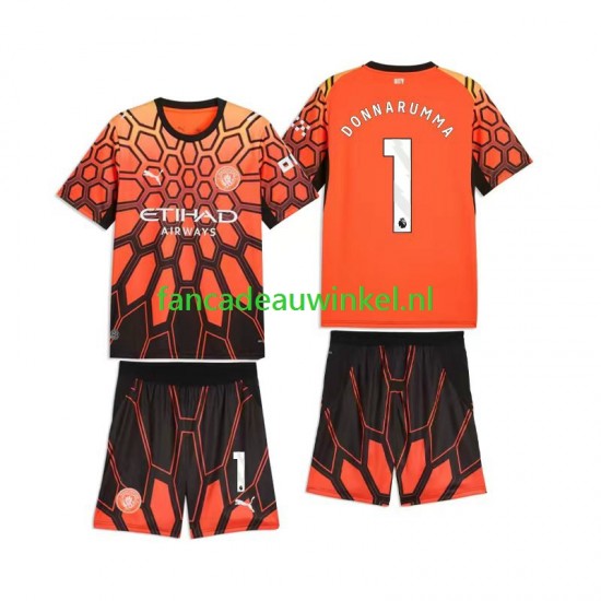 Manchester City Wedstrijdshirt met Korting Gianluigi Donnarumma 1 Keepersshirt 3rd Kind 2026-27 Korte Mouw