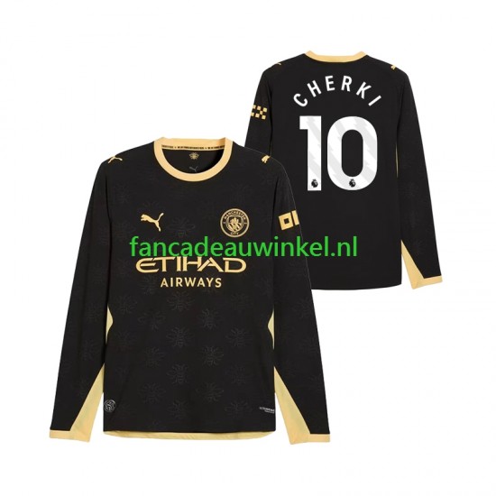 Manchester City Wedstrijdshirt met Korting Rayan Cherki 10 Uit Heren 2026-27 Lange Mouw