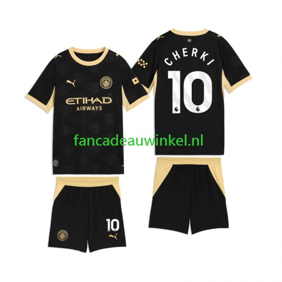 Manchester City Wedstrijdshirt met Korting Rayan Cherki 10 Uit Kind 2026-27 Korte Mouw