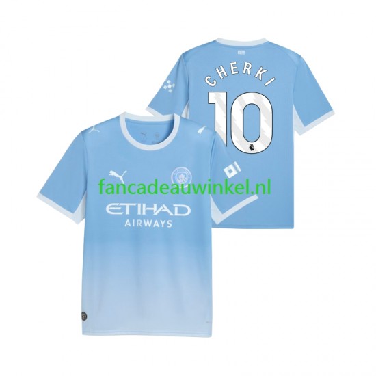 Manchester City Wedstrijdshirt met Korting Rayan Cherki 10 Thuis Heren 2026-27 Korte Mouw