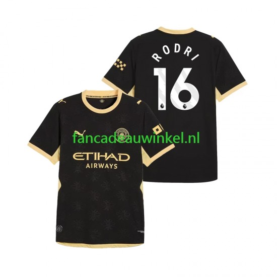 Manchester City Wedstrijdshirt met Korting Rodri 16 Uit Heren 2026-27 Korte Mouw