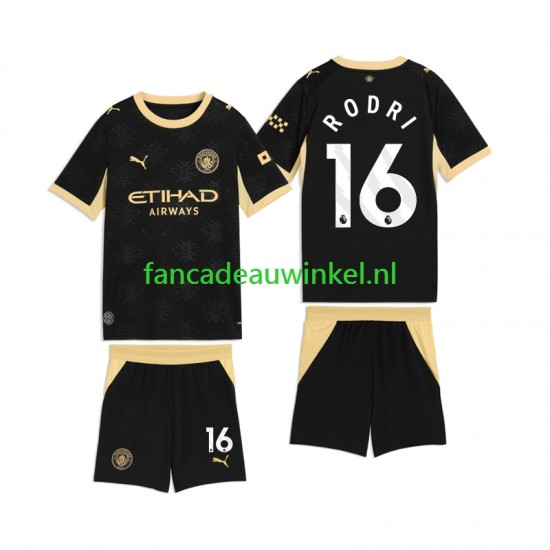 Manchester City Wedstrijdshirt met Korting Rodri 16 Uit Kind 2026-27 Korte Mouw