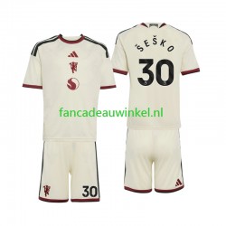 Manchester United Wedstrijdshirt met Korting Benjamin Sesko 30 3rd Kind 2026-27 Korte Mouw