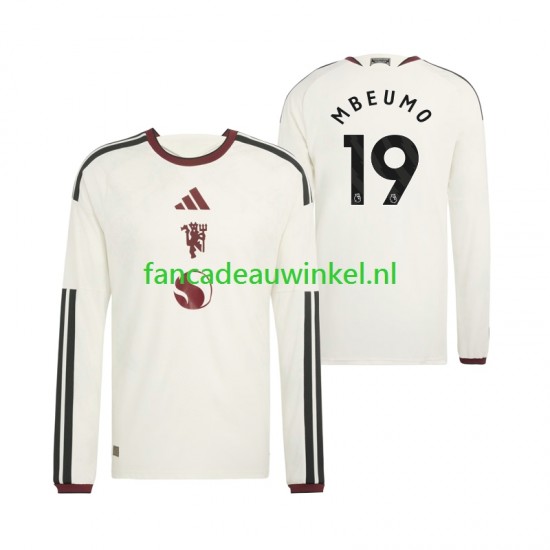 Manchester United Wedstrijdshirt met Korting Bryan Mbeumo 19 3rd Heren 2026-27 Lange Mouw
