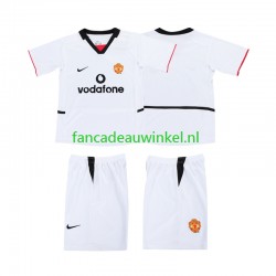 Manchester United Football Shirt 2003 Uit Kind 2002 Korte Mouw