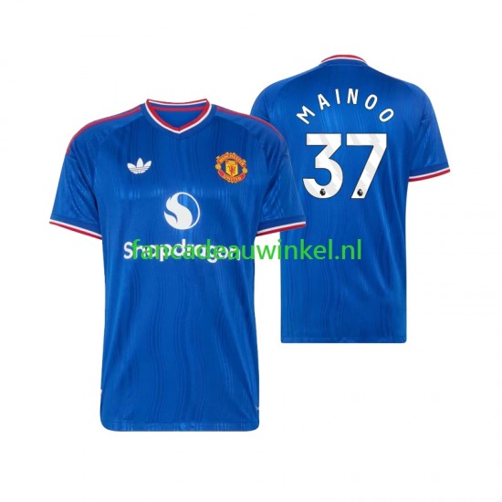 Manchester United Wedstrijdshirt met Korting Kobbie Mainoo 37 Uit Heren 2026-27 Korte Mouw