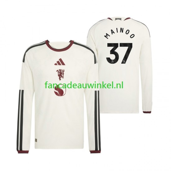 Manchester United Wedstrijdshirt met Korting Kobbie Mainoo 37 3rd Heren 2026-27 Lange Mouw
