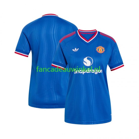 Manchester United Wedstrijdshirt met Korting Uit Dames 2026-27 Korte Mouw
