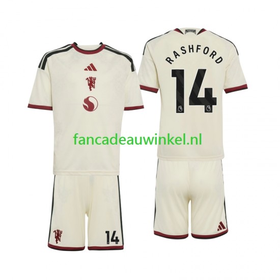 Manchester United Wedstrijdshirt met Korting Marcus Rashford 14 3rd Kind 2026-27 Korte Mouw