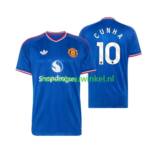 Manchester United Wedstrijdshirt met Korting Matheus Cunha 10 Uit Heren 2026-27 Korte Mouw