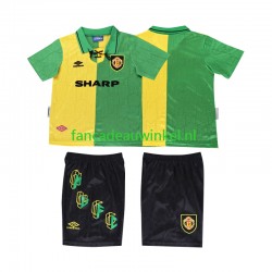 Manchester United Wedstrijdshirt met Korting 1992 Retro 3rd Kind 1994 Korte Mouw