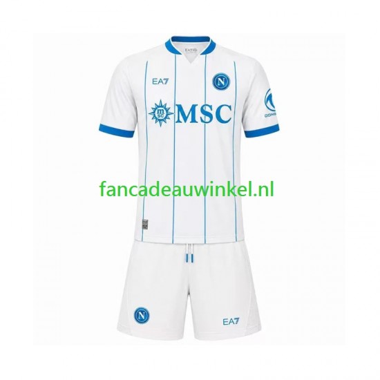 Napoli Wedstrijdshirt met Korting Uit Kind 2026-27 Korte Mouw