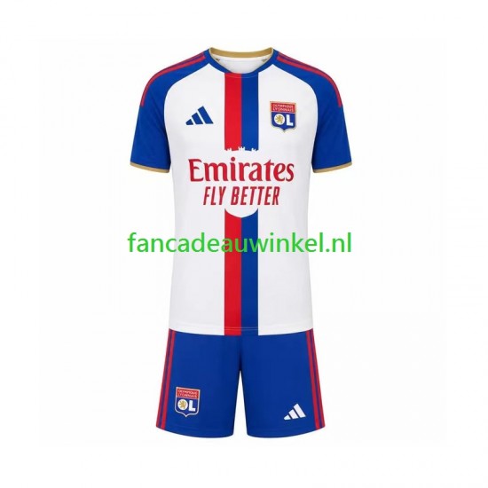 Olympique Lyonnais Wedstrijdshirt met Korting Uit Kind 2026-27 Korte Mouw