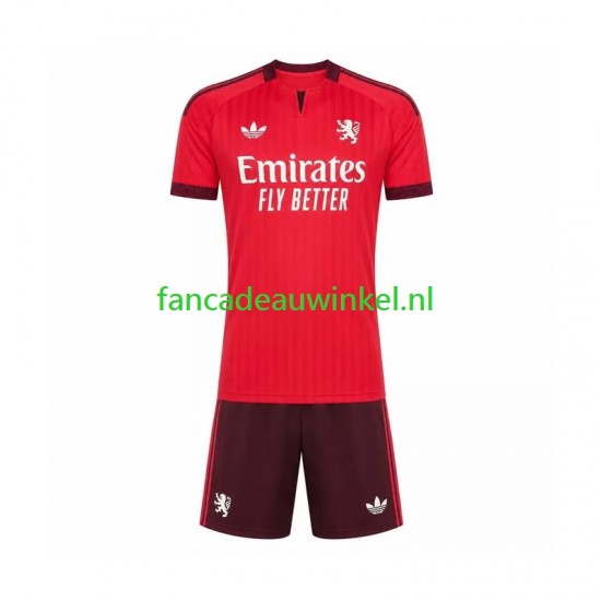 Olympique Lyonnais Wedstrijdshirt met Korting Thuis Kind 2026-27 Korte Mouw