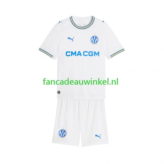 Olympique Marseille Wedstrijdshirt met Korting Thuis Kind 2026-27 Korte Mouw