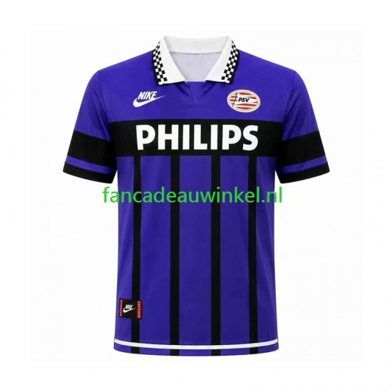PSV Eindhoven Wedstrijdshirt met Korting 1995 Retro Uit Heren Korte Mouw
