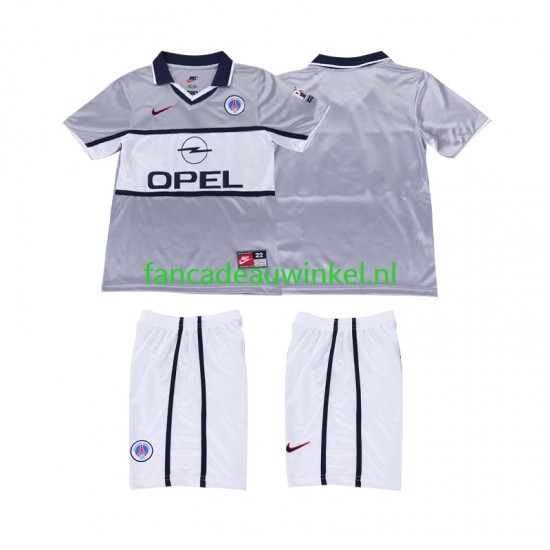Paris Saint-Germain Wedstrijdshirt met Korting 2000 2001 Retro Uit Kind Korte Mouw