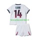Paris Saint-Germain Wedstrijdshirt met Korting Desire Doue 14 Uit Kind 2026-27 Korte Mouw