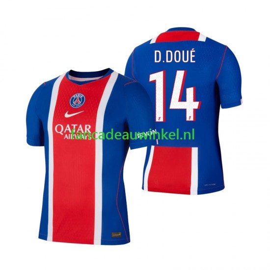 Paris Saint-Germain Wedstrijdshirt met Korting Desire Doue 14 Thuis Heren 2026-27 Korte Mouw