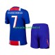 Paris Saint-Germain Wedstrijdshirt met Korting Khvicha Kvaratskhelia 7 Thuis Kind 2026-27 Korte Mouw