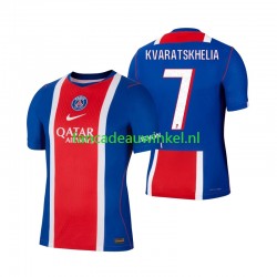 Paris Saint-Germain Wedstrijdshirt met Korting Khvicha Kvaratskhelia 7 Thuis Heren 2026-27 Korte Mouw