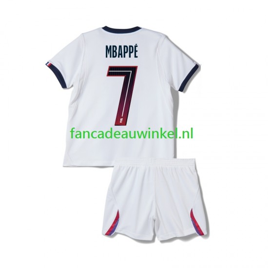 Paris Saint-Germain Wedstrijdshirt met Korting Mbappé Kylian 7 Uit Kind 2026-27 Korte Mouw