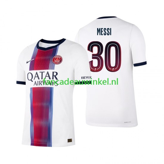 Paris Saint-Germain Wedstrijdshirt met Korting Lionel Messi 30 Uit Heren 2026-27 Korte Mouw