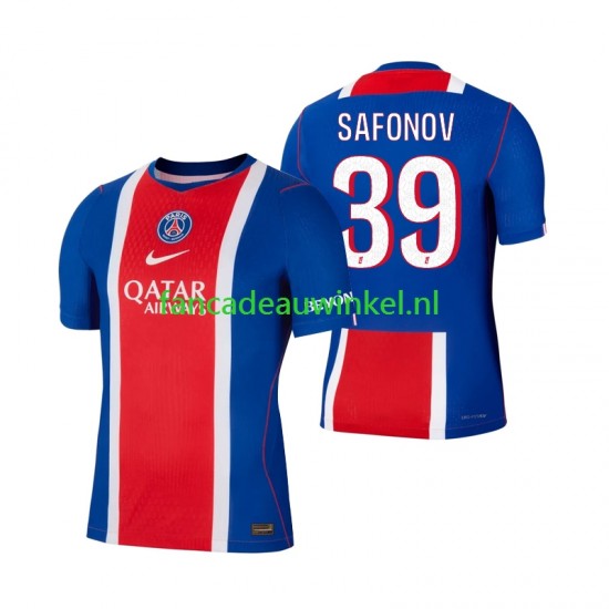 Paris Saint-Germain Wedstrijdshirt met Korting Matvey Safonov 39 Thuis Heren 2026-27 Korte Mouw
