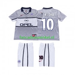 Paris Saint-Germain Wedstrijdshirt met Korting OKOCHA 10 2000 2001 Retro Uit Kind Korte Mouw