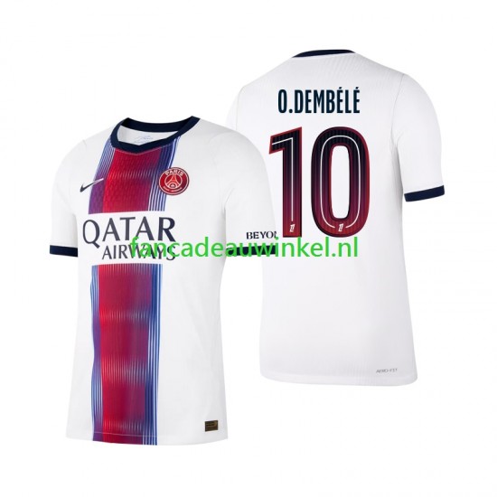 Paris Saint-Germain Wedstrijdshirt met Korting Ousmane Dembele 10 Uit Heren 2026-27 Korte Mouw