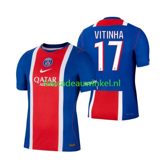 Paris Saint-Germain Wedstrijdshirt met Korting Vitinha 17 Thuis Heren 2026-27 Korte Mouw
