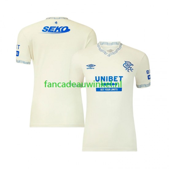 Rangers Wedstrijdshirt met Korting Uit Heren 2026-27 Korte Mouw