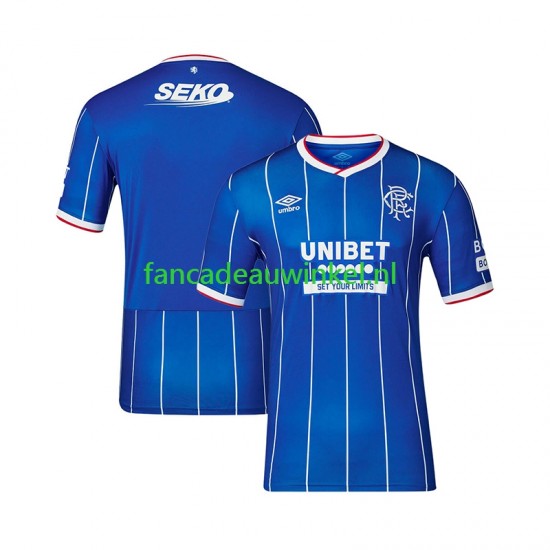 Rangers Wedstrijdshirt met Korting Thuis Heren 2026-27 Korte Mouw
