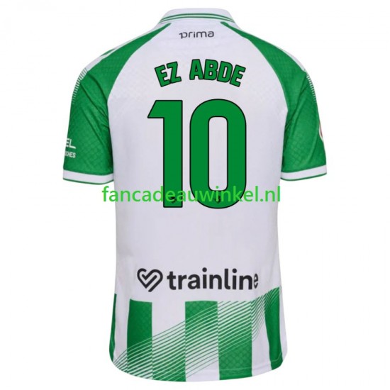 Real Betis Wedstrijdshirt met Korting Abde Ezzalzouli 10 Thuis Heren 2026-27 Korte Mouw