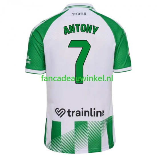Real Betis Wedstrijdshirt met Korting Antony 7 Thuis Heren 2026-27 Korte Mouw