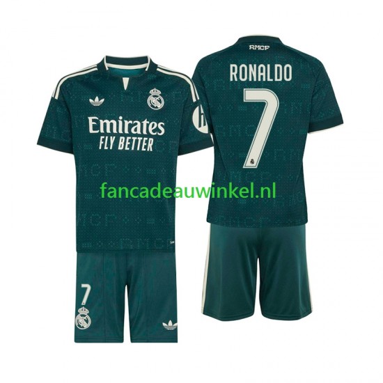 Real Madrid Wedstrijdshirt met Korting Cristiano Ronaldo 7 Uit Kind 2026-27 Korte Mouw