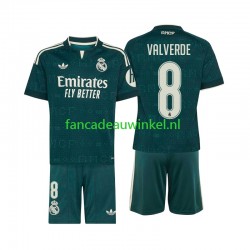 Real Madrid Wedstrijdshirt met Korting Federico Valverde 8 Uit Kind 2026-27 Korte Mouw