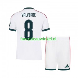 Real Madrid Wedstrijdshirt met Korting Federico Valverde 8 Thuis Kind 2026-27 Korte Mouw