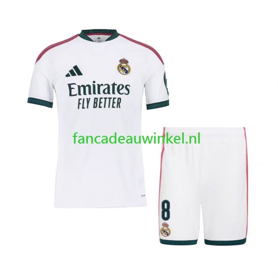Real Madrid Wedstrijdshirt met Korting Federico Valverde 8 Thuis Kind 2026-27 Korte Mouw