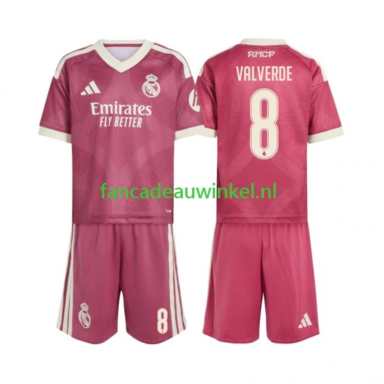 Real Madrid Wedstrijdshirt met Korting Federico Valverde 8 3rd Kind 2026-27 Korte Mouw