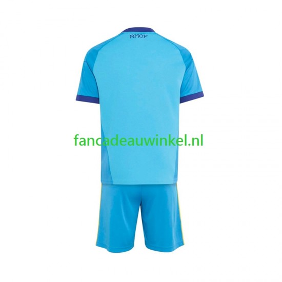 Real Madrid Wedstrijdshirt met Korting Keepersshirt Uit Kind 2026-27 Korte Mouw