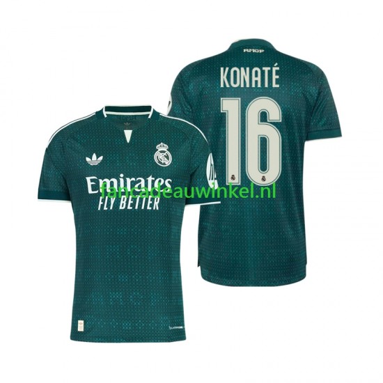 Real Madrid Wedstrijdshirt met Korting Ibrahima Konate 16 Uit Heren 2026-27 Korte Mouw