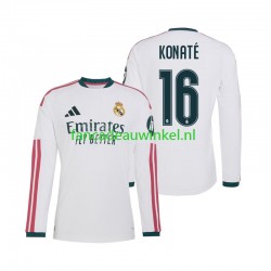 Real Madrid Wedstrijdshirt met Korting Ibrahima Konate 16 Thuis Heren 2026-27 Lange Mouw