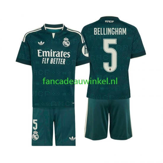Real Madrid Wedstrijdshirt met Korting Jude Bellingham 5 Uit Kind 2026-27 Korte Mouw